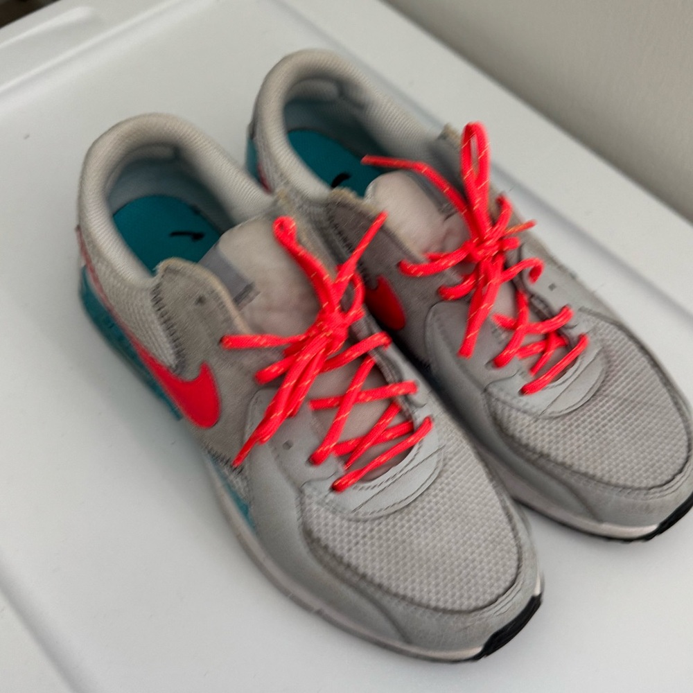 Nike Air Gray and hot pink Athletic Shoes